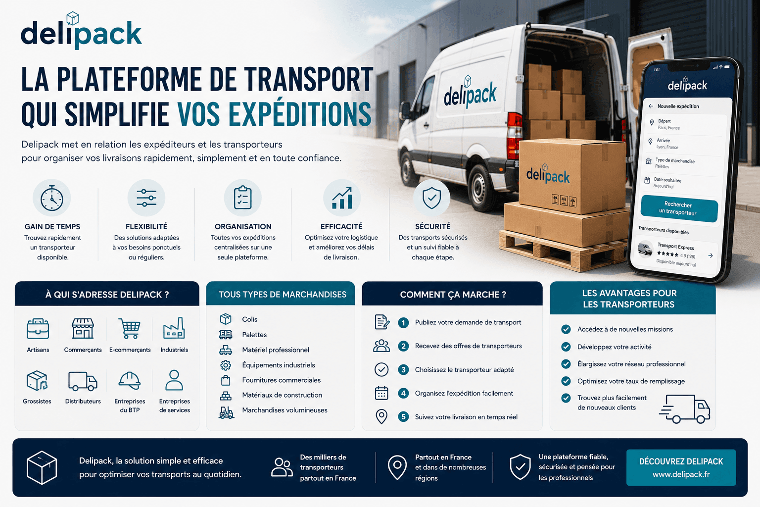 Plateforme de transport : une solution moderne pour simplifier vos expéditions