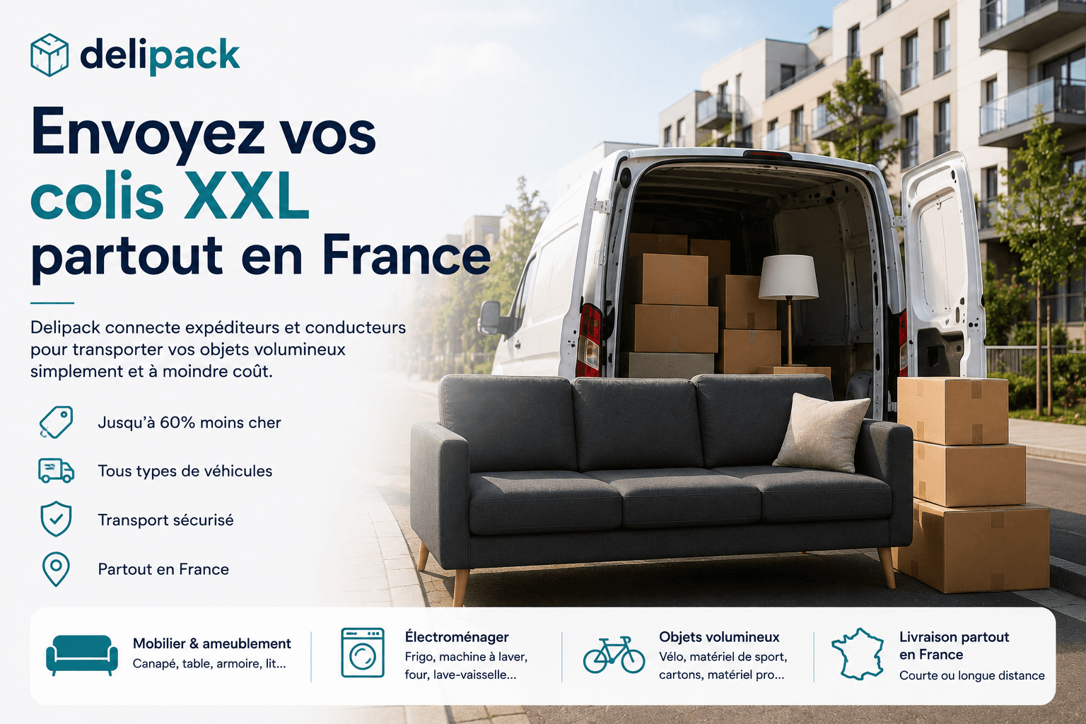 Transport de colis XXL : une solution simple et économique avec Delipack