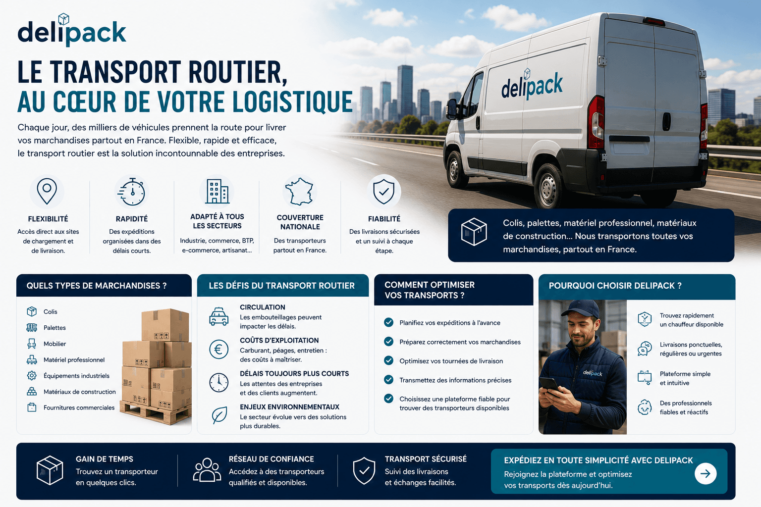 Transport routier : un pilier essentiel de la logistique des entreprises