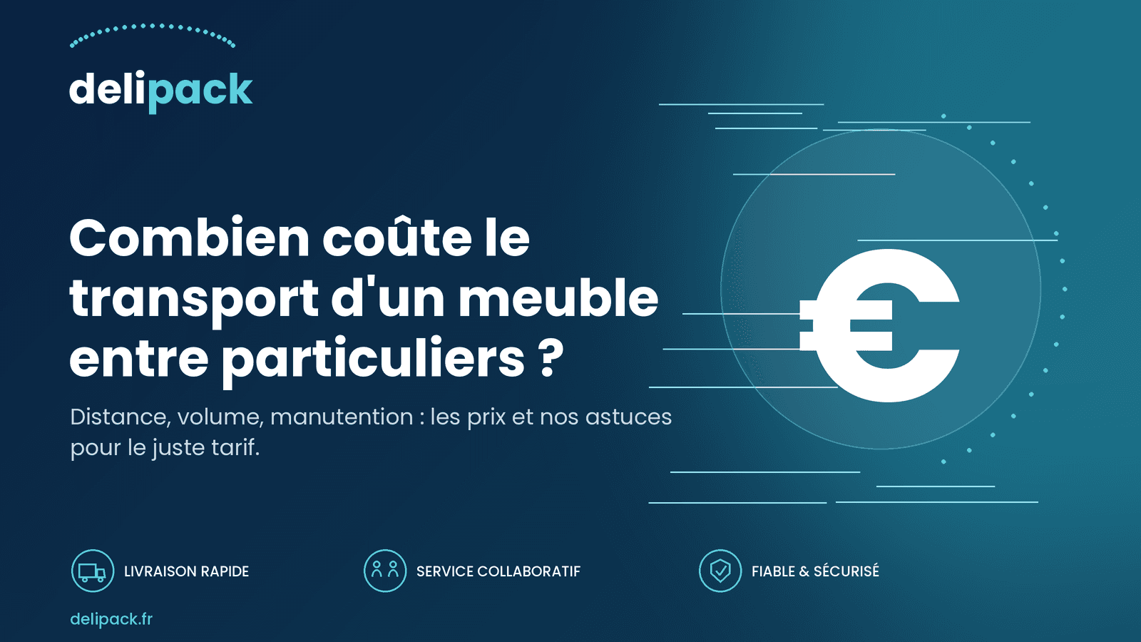 Combien coûte le transport d'un meuble entre particuliers ?