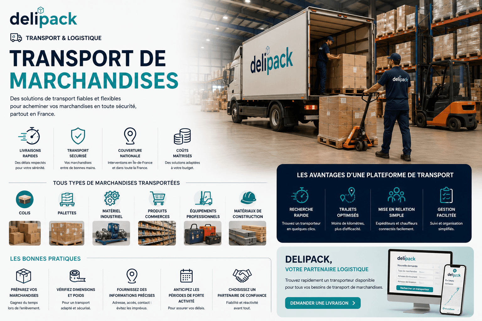 Transport de marchandises : tout ce qu'il faut savoir pour choisir la meilleure solution