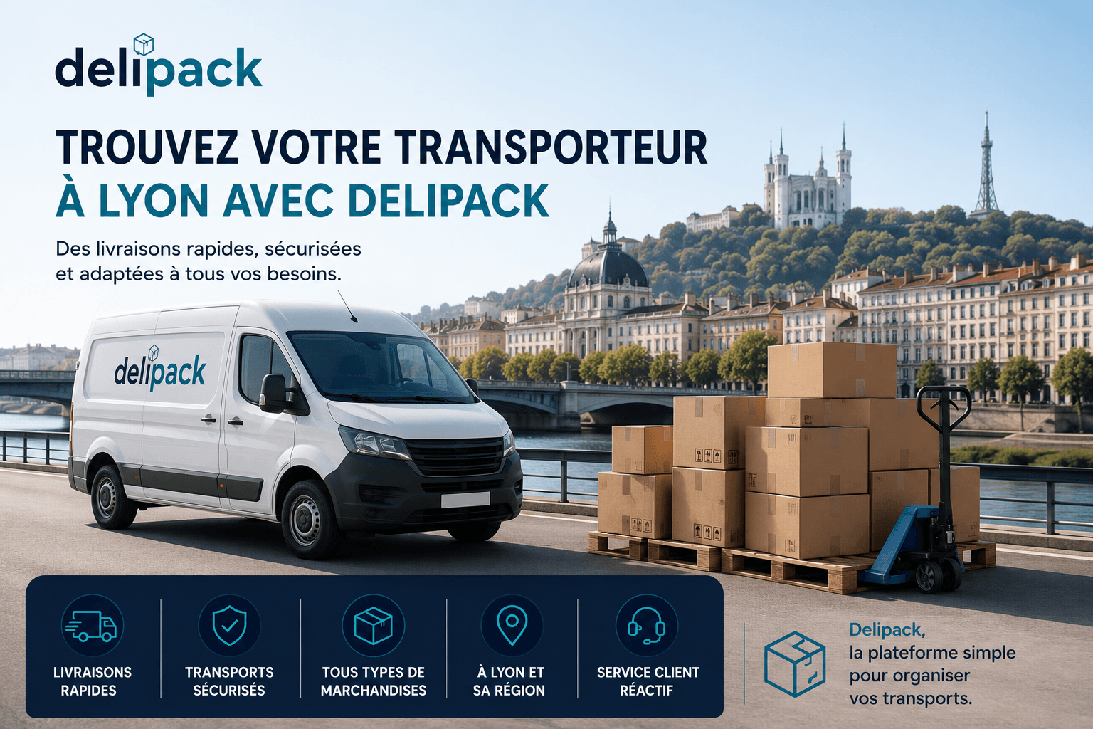 Transporteur à Lyon : trouvez une solution fiable pour vos livraisons professionnelles