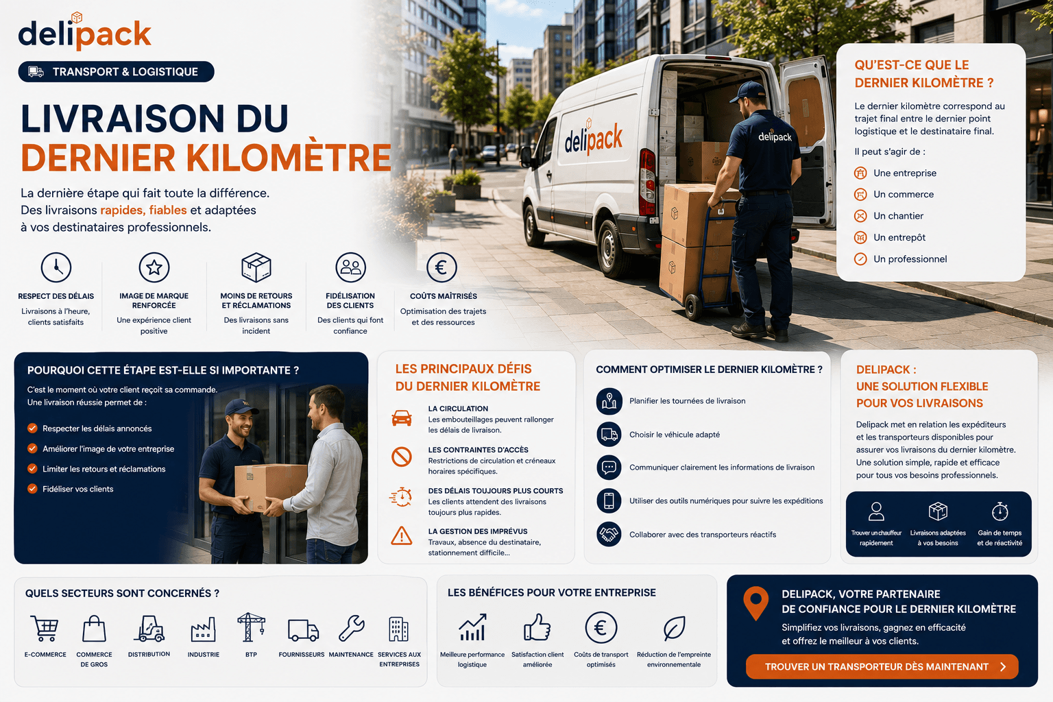 Livraison du dernier kilomètre : pourquoi est-elle essentielle pour les entreprises ?